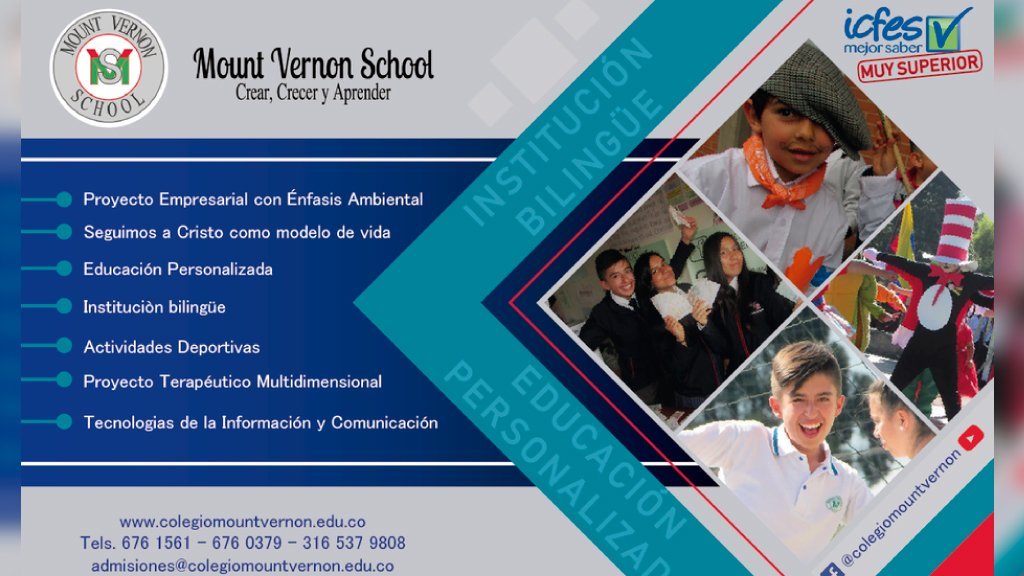 matrículas abiertas colegio mount vernon