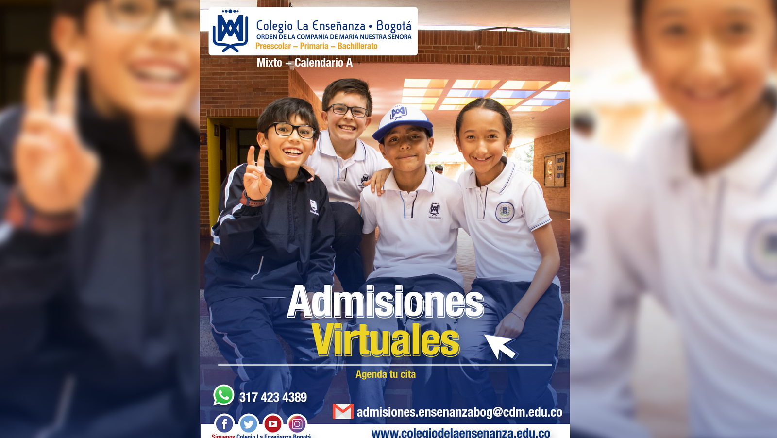 ADMISIONES VIRTUALES 2020 colegio la enseñanza bogota 01