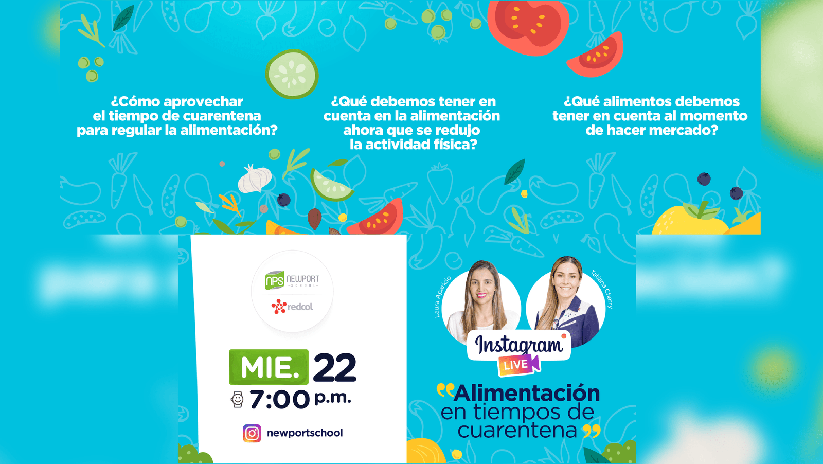 alimentacion en tiempos de cuarentena newport school bogota