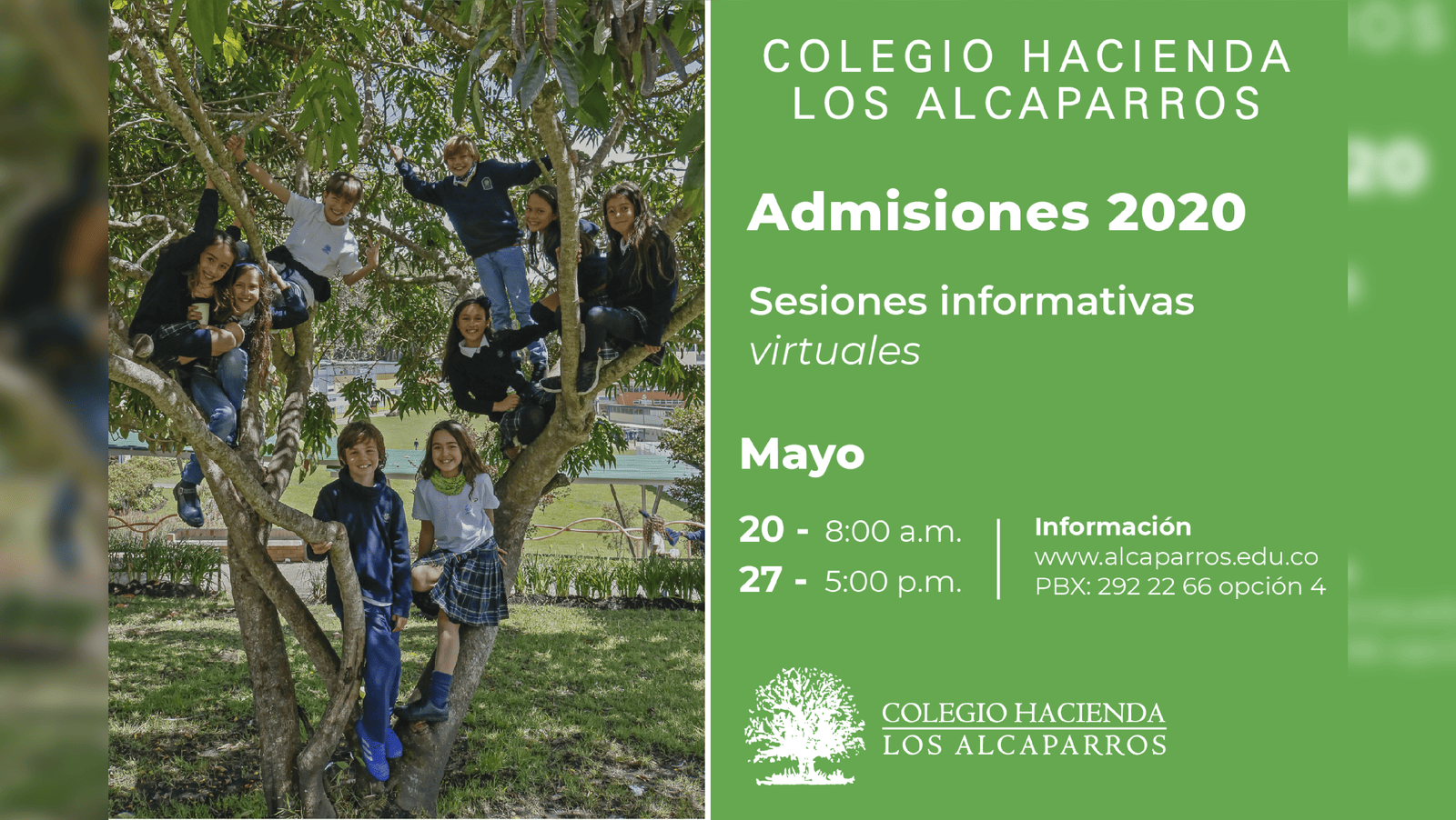 Sesiones informativas virtuales 1 colegio hacienda los alcaparros bogota admisiones virtuales 01