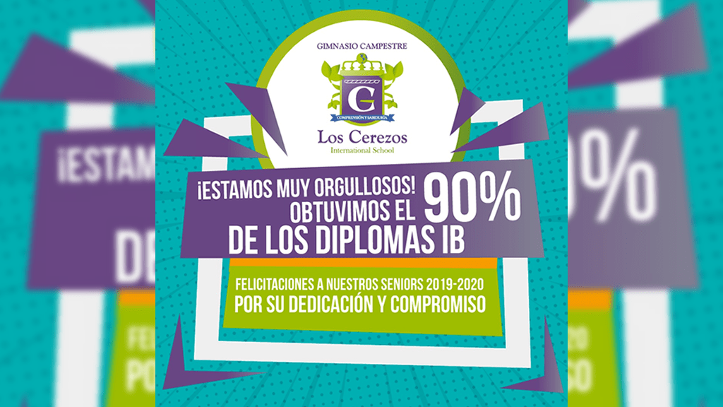 Obtención de diplomas IB 1 gimnasio campestre los cerezos colegio bogota diploma IB