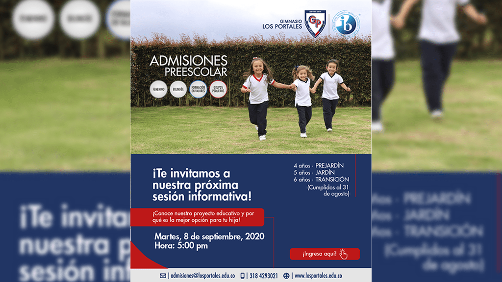 gimnasio los portales admisiones