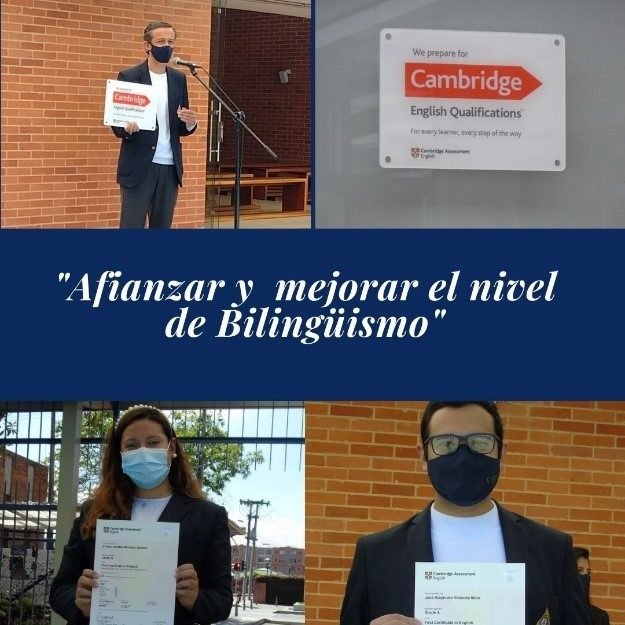 El Colegio San Tarsicio recibe placa oficial como centro preparador exámenes Cambridge 1 Colegio San Tarsicio de Bogotá