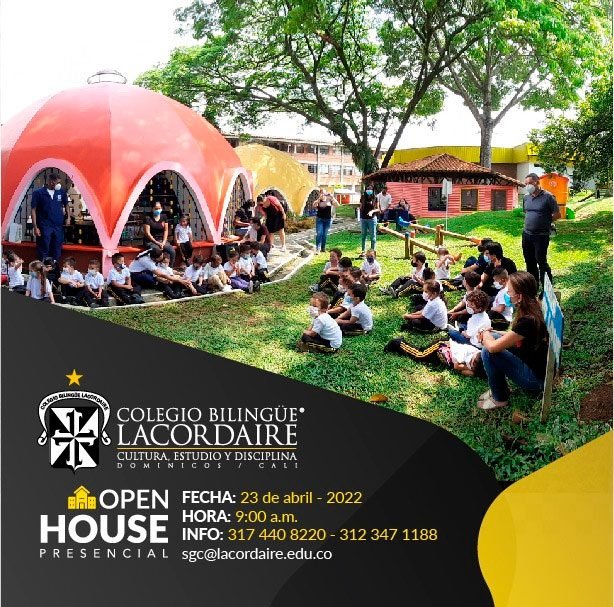 El Colegio Bilingüe Lacordaire realizará el open house de abril 1 open house abril Colegio Bilingüe Lacordaire