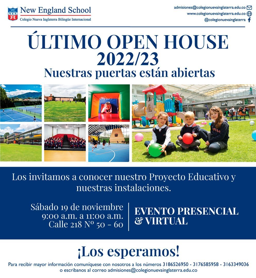 Último Open House Colegio Nueva Inglaterra