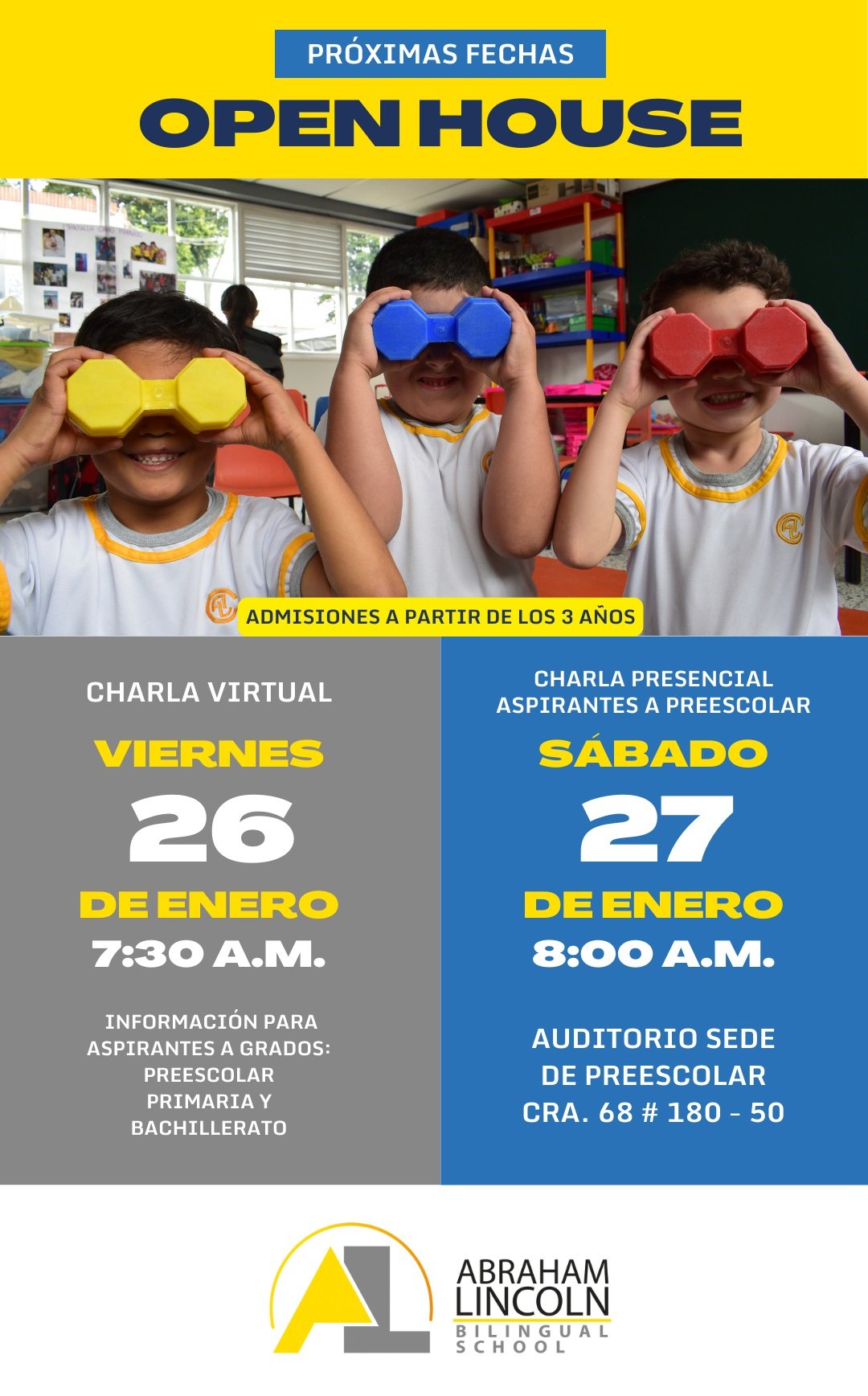 Open house Abraham Linconl 2024