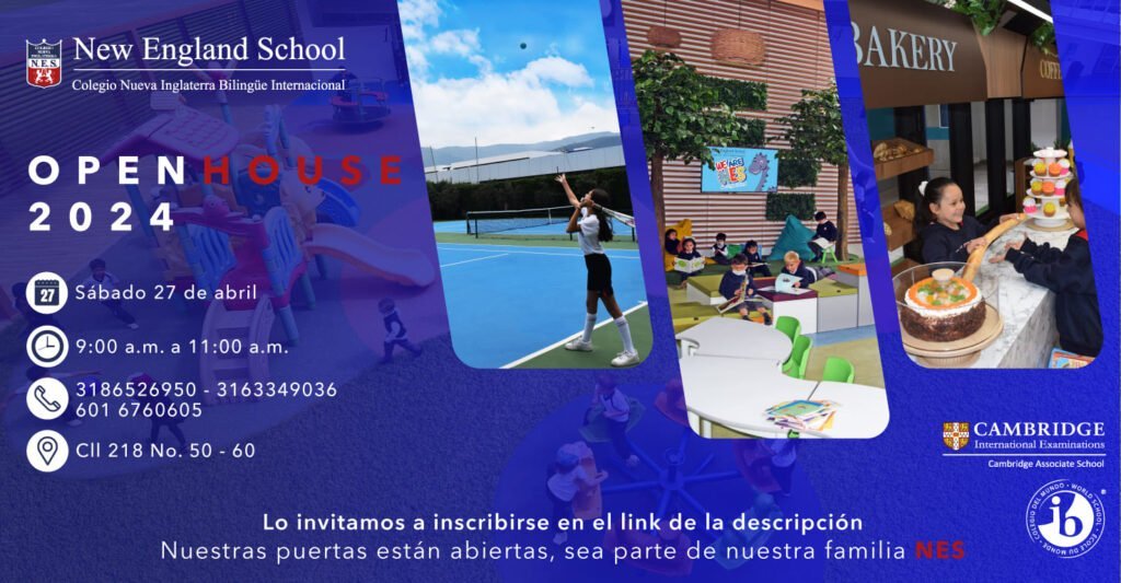 ¡En el Colegio Nueva Inglaterra te esperamos este sábado 27 de abril en nuestro Primer Open House! 3 Open house colegio nueva inglaterra 27 abril
