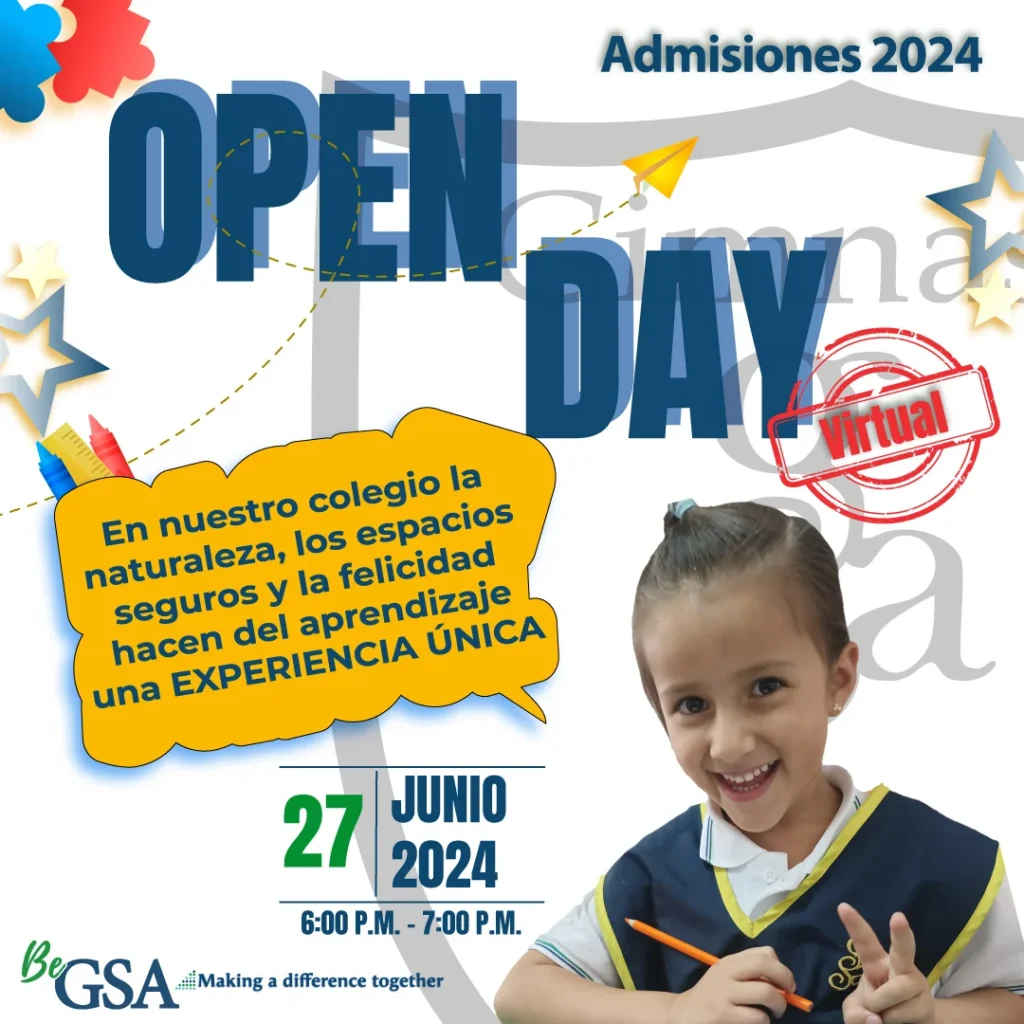Open Day Virtual Gimnasio San Angelo Bogotá: Admisiones 2024-2025 1 Open day virtual