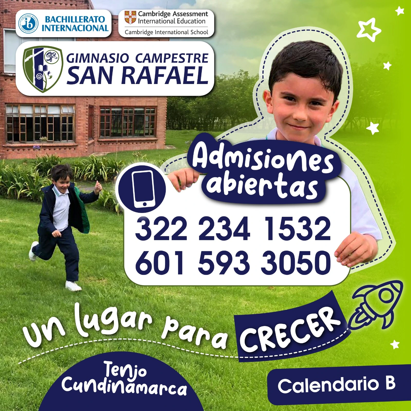 Admisiones gimnasio campestre san rafael tenjo