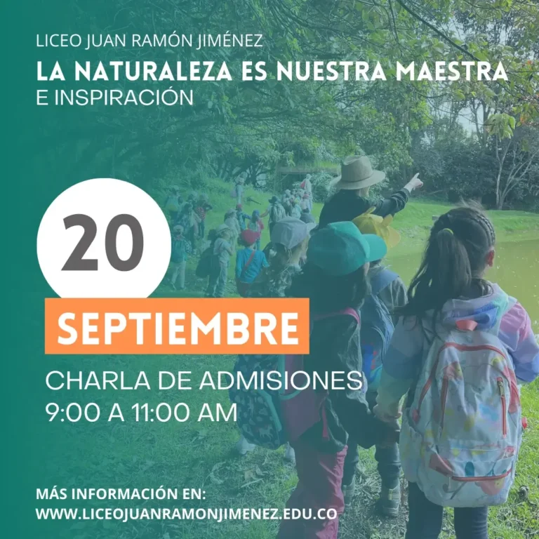 Charla de Admisiones Liceo Juan Ramón Jiménez Bogotá