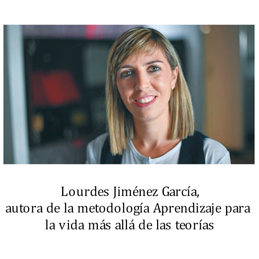 PORTADALourdes Jimenez Garcia autora de la metodologia Aprendizaje para la vida mas alla de las teorias copia 1