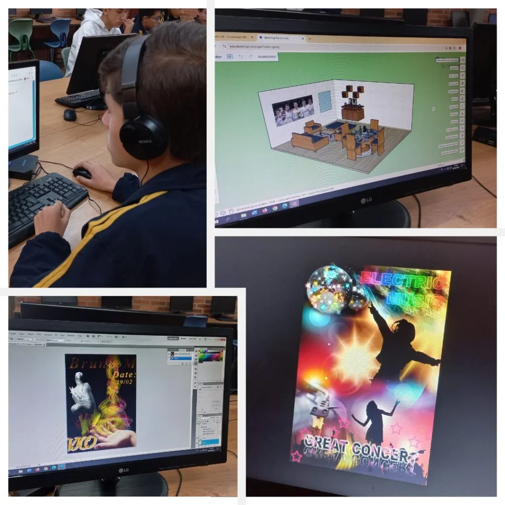 Diseño gráfico y competencias globales en el Colegio San Tarsicio 1 diseño gráfico