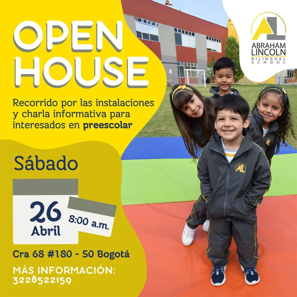 Open house de abril en el Colegio Bilingüe Abraham Lincoln de Bogotá 2 open house