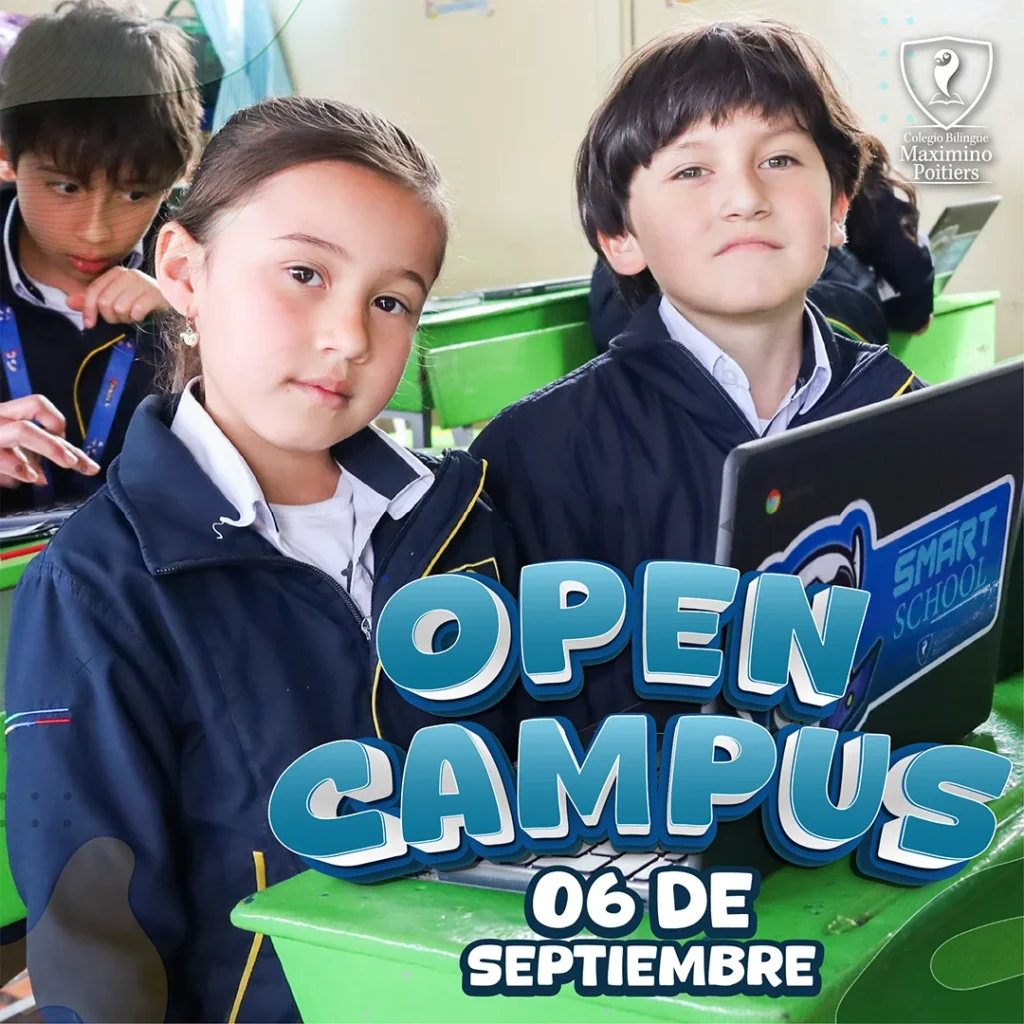 Participa en el Open Campus de septiembre del Colegio Bilingüe Maximino Poitiers de Bogotá 1 Open Campus