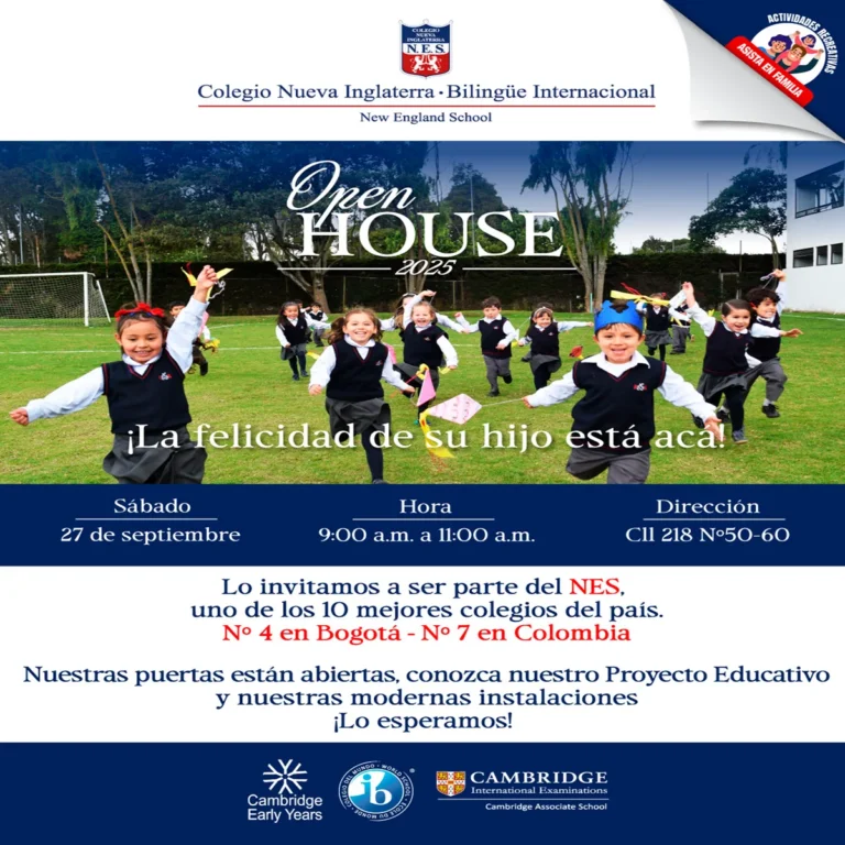 Tercer Open House 2025 Colegio Nueva Inglaterra Bogotá