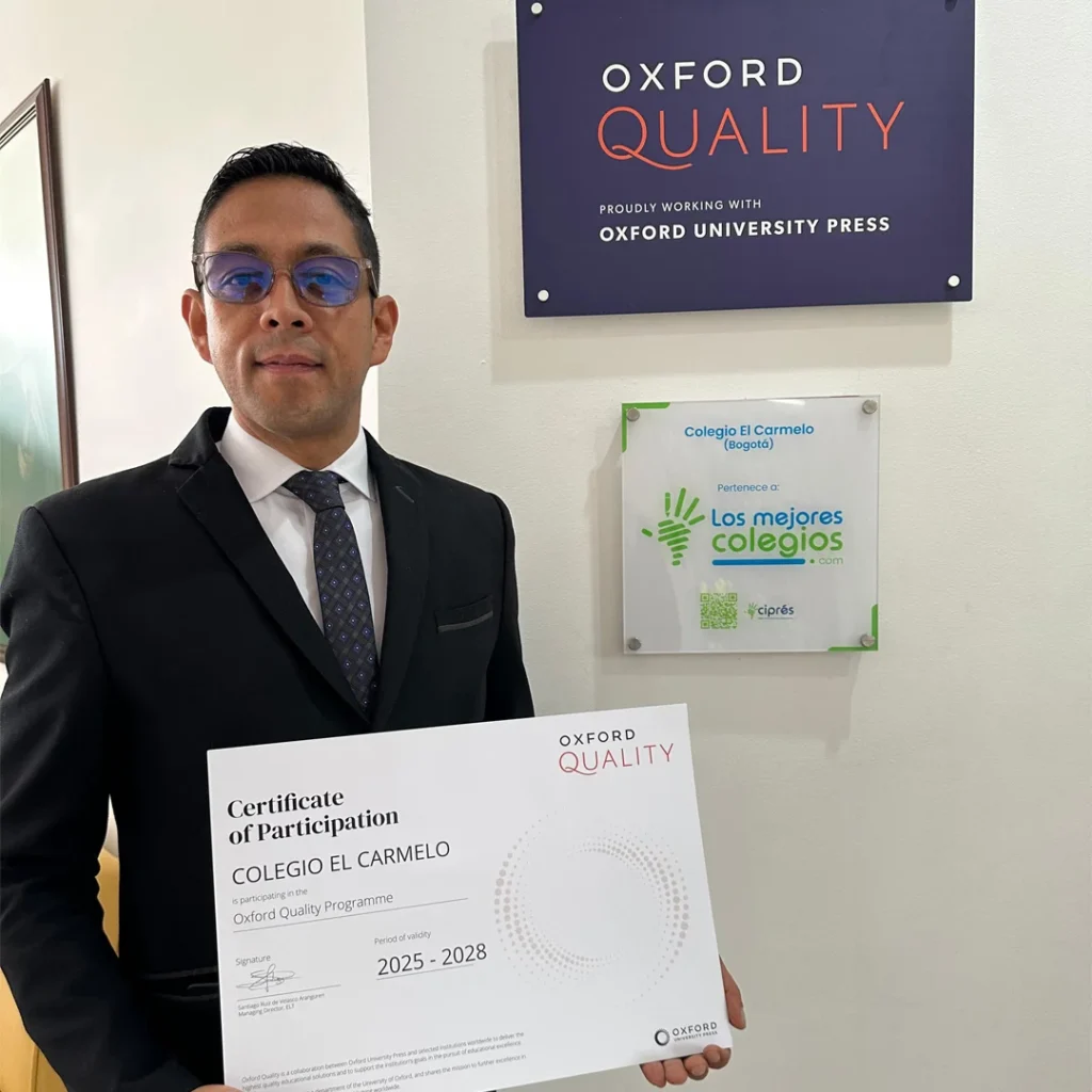 Colegio El Carmelo de Bogotá recibe el Sello Oxford Quality 2 Sello oxford quality