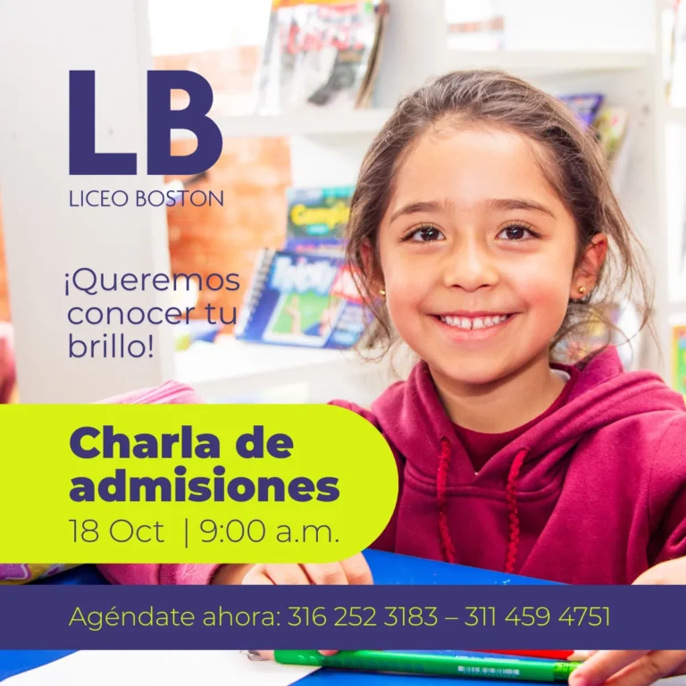 En el Liceo Boston de Bogotá tu hijo no necesita encajar, necesita brillar