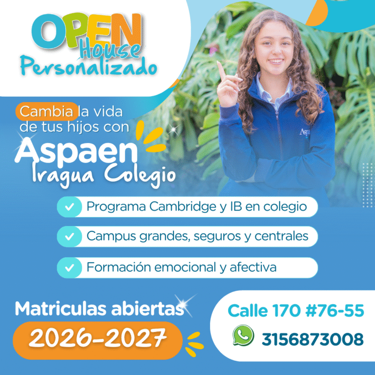 Cambia la vida de tus hijas en el Gimnasio Iragua Aspaen de Bogotá